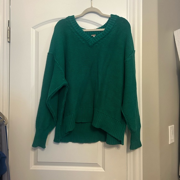 Free People Alli V-Neck Sweater - Picture 3 of 4